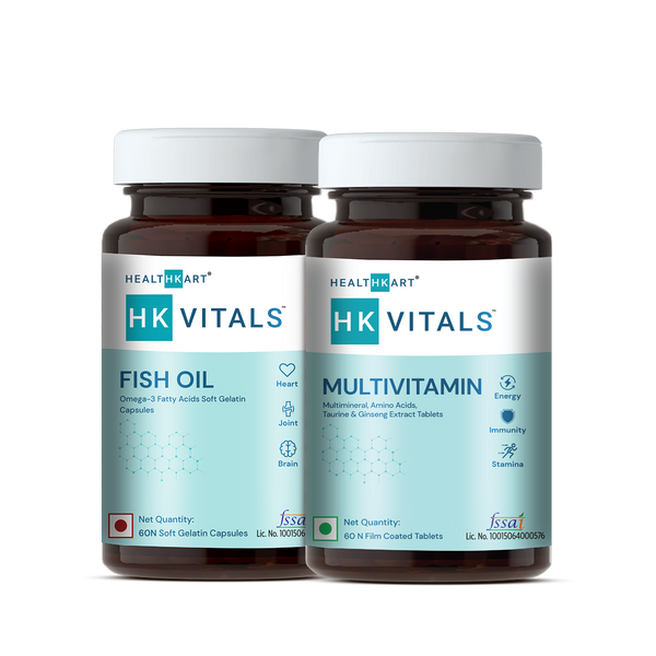 HK Vitals Fish Oil & Multivitamin by HealthKart